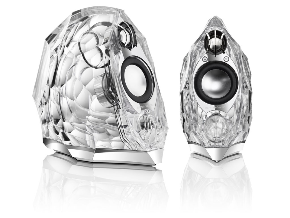 GLA 55 - Black - High-Performance 2.0 Powered Loudspeaker System - Hero